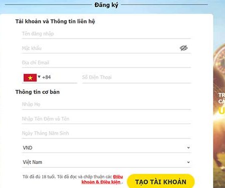 Dafabet tặng 300k tiền cược miễn phí khi đăng ký tài khoản